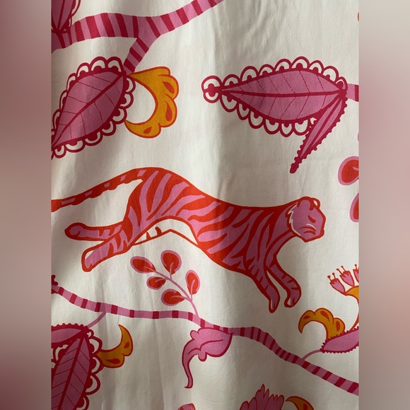 NWOT SHERIDAN FRENCH rhodes dress in pink tiger size M - Picture 12 of 14